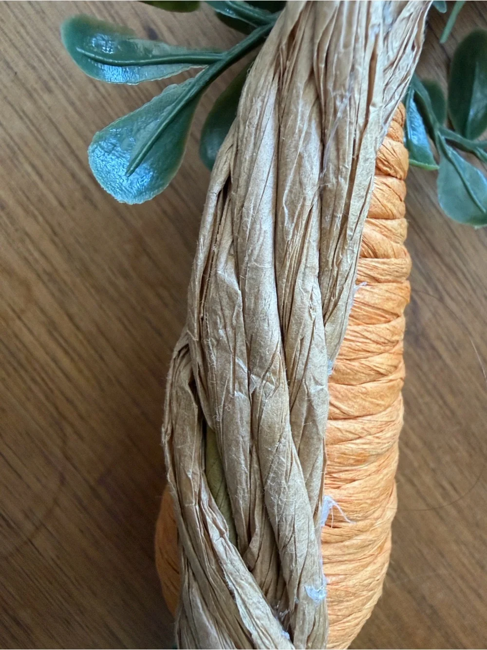 Target Orange and Green Carrot Wreath